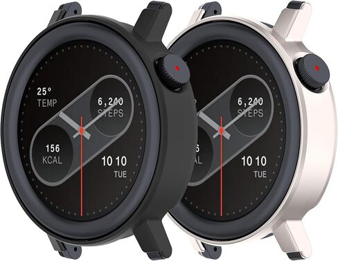 2Pack Compatible for CMF Watch Pro 2 Case, Hard PC Bumper Case Protective Cover Frame [NO Screen Film] for CMF Watch Pro 2 Smartwatch Accessories (Black&Black) in Saudi Arabia