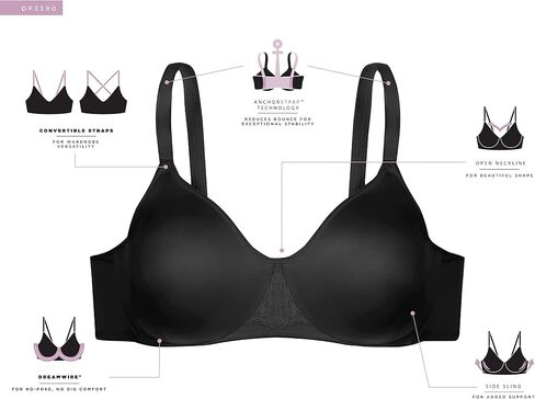 شغف بالي المرأة براحة تغطية كاملة Dreamwire Bra DF3390 in Saudi Arabia