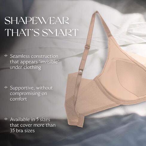 Triumph Shape Smart P Women’s Bra - Smoothing Shapewear - Full Coverage Bra for Women- Smart Sizing - Sizes 2-5 in Kuwait