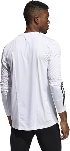 Adidas Men's Techfit 3 Stripes Top Long Sleeve Top in Kuwait