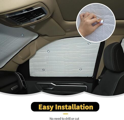 Windshield Sunshade Sun Shade Heat Shield Window Sun Visor Mat for Dodge RAM 2018 2019 2020 2021 2022 2023,6PCS in Saudi Arabia