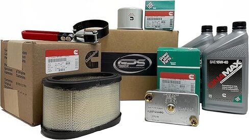 GENERATOR PARTS SPECIALIST Tune up Kit Cummins Onan HDKAJ HDKAK HDKAT with Onamax Oil (HDKAJ Spec A_K w/oil) in Kuwait