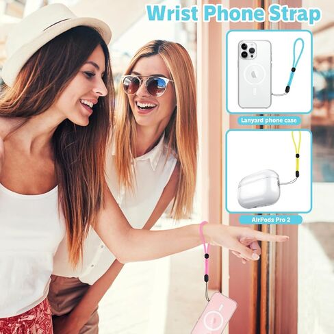 6pcs وسادة تصحيح لانيارد هاتفية عالمية مع 3 حلقات ربيع معدنية ، وثلاثة ألوان علامات تبويب حبل الهاتف وتصحيحات الهواتف المعدنية - تصحيحات حبل الهاتف الخالية من الهواتف للاصدان لأشرطة الهاتف الخليوي in Kuwait