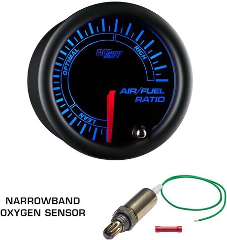 GlowShift Gauge Package Compatible with Subaru Impreza WRX STI 2002-2007 - Tinted 7 Color 30 PSI Boost/Vacuum, 100 PSI Oil Pressure & Narrowband Air/Fuel Gauges - Fiberglass Triple Dashboard Pod in Saudi Arabia