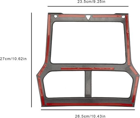 Ford Explorer 2011 2012 2013 2014 2015 Car Dashboard Console Cover Cover Frame Trim ABS Matte Interior in Saudi Arabia