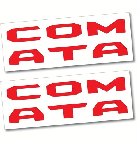 (مجموعتان) من سلسلة Prime Series UV Weatherprofling Vinyl Finyl for Glove Box Dashboard Letter إدراج متوافق مع Toyota Tacoma (Gloss Red) in Kuwait