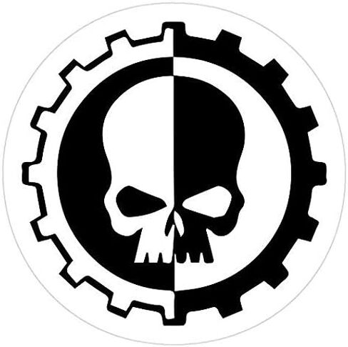 Warhammer 40k Adeptus Mechanicus, Warhammer Decal Sticker - Sticker Graphic - Auto, Wall, Laptop, Cell, Truck Sticker for Windows, Cars, Trucks in Saudi Arabia