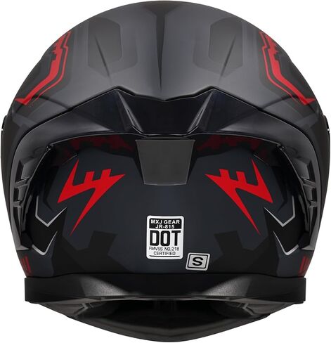 خوذة دراجة نارية ، دراجة نارية مزدوجة القناع ، تقلب خوذة الوجه الكاملة للوجه JR-815 ، خوذة دراجة نارية معتمدة من DOT مع قردين للبالغين نساء in Kuwait