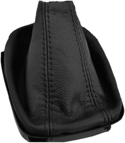 Replacement Leather & Suede Manual Shift Boot Cover Fits For Camaro 2010 2011 2012 2013 2014 2015 (Made In USA) (Black Stitching) in Saudi Arabia