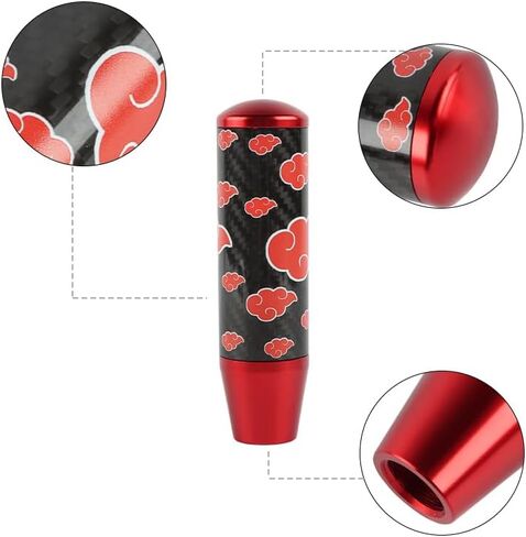 13 سم عالمي JDM Cloud Red Aluminium+Carbon Manual Gear Shift in Saudi Arabia