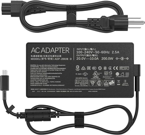 230W ROG Zephyrus Charger for Asus ROG Zephyrus S GX531GW GX701GX GX701GW GX701GV GL702V GX501V Strix Scar II GL704GM-DH74 GL703GM-DS74 Gaming Series Laptop AC Power Adapter Replacement Power Cord in Kuwait