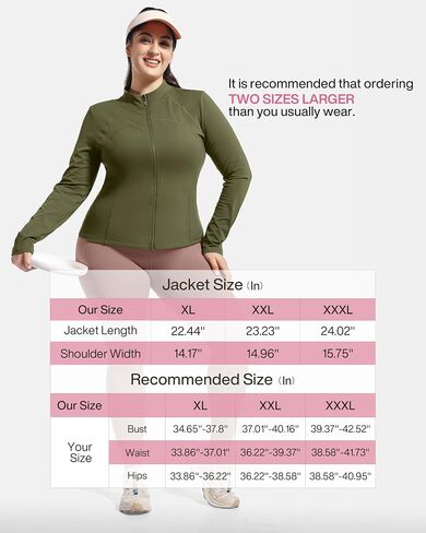 Women Athletic Track Scrub Jacket Slim Fit Shirts Full Zip Lightweight Top Workout Running Hiking Yoga in Kuwait