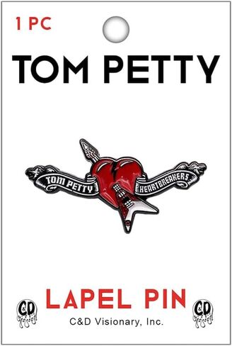 Tom Petty Modern Logo Metal Lapel Pin in Saudi Arabia