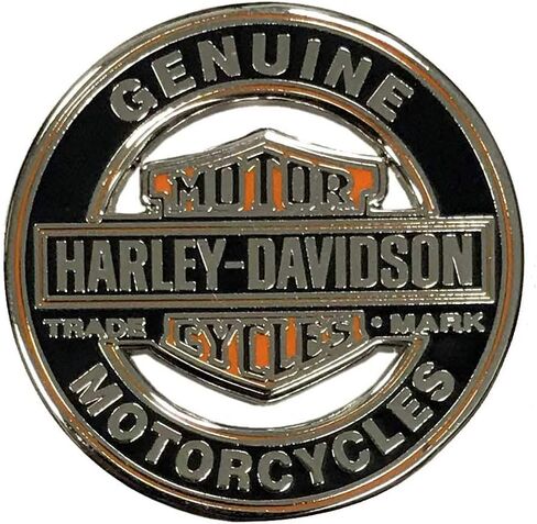 Harley-Davidson 1.25in. BAR & Shield Tradicark Cutout Pin ، Silver Finish 8009250 in Saudi Arabia