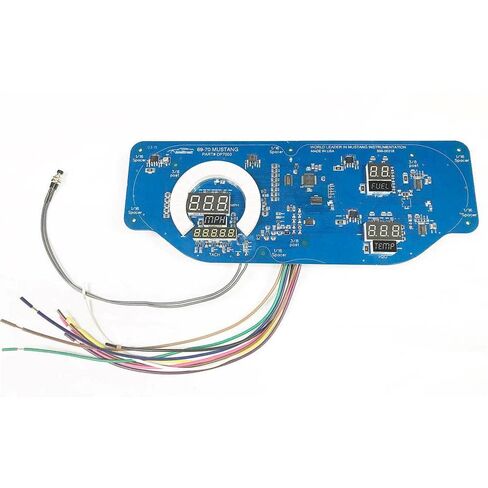 LED رقمي متوافق مع موستانج (69-70 | مجموعة مقياس الاستبدال المباشر (أحمر) in Kuwait