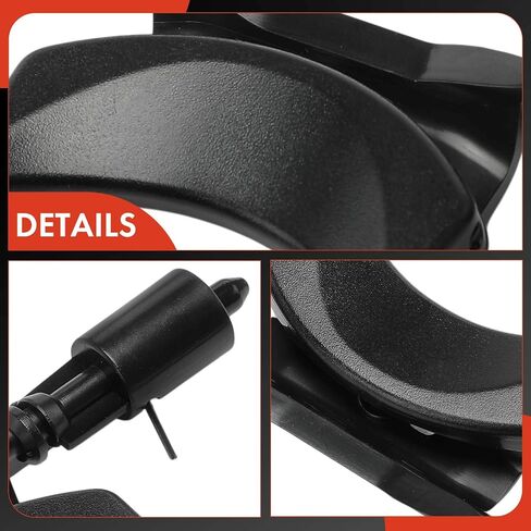 A-Premium Cup Holder Compatible with Mercedes-Benz GLE300d, GLE350, GLE350d, GLE400, GLE43 GLE450 GL63 AMG, GLE500, GLE500e, GLE550, GLE550e, GLE63 AMG S, GL350, GL450, GL500, GL550, Right Side, Black in Saudi Arabia