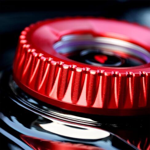 Compatible with Kia Sportage 2023-2025 Accessories Aluminium Alloy Gear Control Knob Cover (Red) in Saudi Arabia