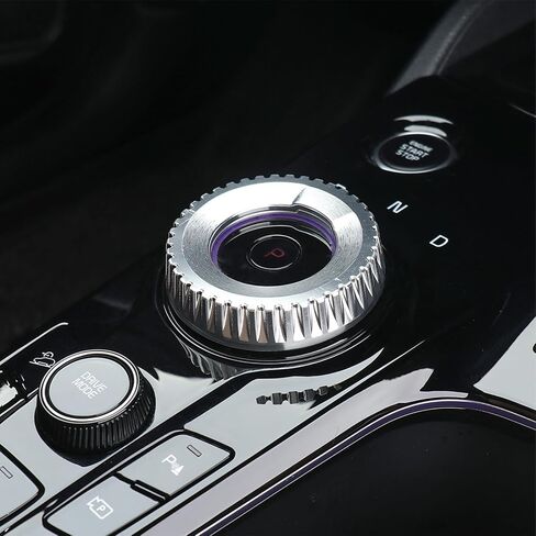 Compatible with Kia Sportage 2023-2025 Accessories Aluminium Alloy Gear Control Knob Cover (Red) in Saudi Arabia
