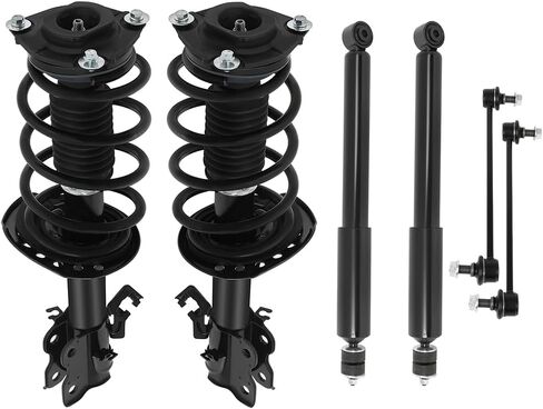 Suspension Kit, Replacement For Control Arms with Ball Joint Sway Bar Link Tie Rods Boots Compatible With 2014-2019 for Nissan Sentra S Sedan 4-Door/2014-2019 for Nissan Sentra SL Sedan 4-Door in Saudi Arabia