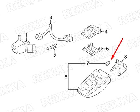 Rexka 25PCS Console Box Garnish أداة تقليم لوحة التجنيب كليف Fortener 90467-05171 متوافق مع تويوتا تاكوما TUNDRA CAMRY AVALON in Saudi Arabia
