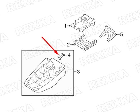 Rexka 25PCS Console Box Garnish أداة تقليم لوحة التجنيب كليف Fortener 90467-05171 متوافق مع تويوتا تاكوما TUNDRA CAMRY AVALON in Saudi Arabia