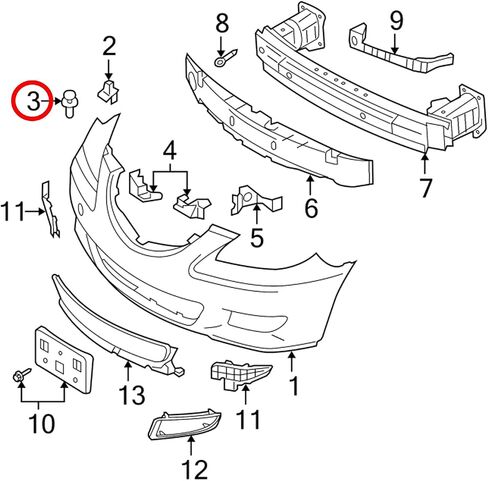 OAUTOO 15PCS MUD GUARD STY-TYPE TYPE CLIP متوافق مع MAZDA BC1D-56-145 in Saudi Arabia