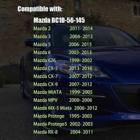 OAUTOO 15PCS MUD GUARD STY-TYPE TYPE CLIP متوافق مع MAZDA BC1D-56-145 in Saudi Arabia