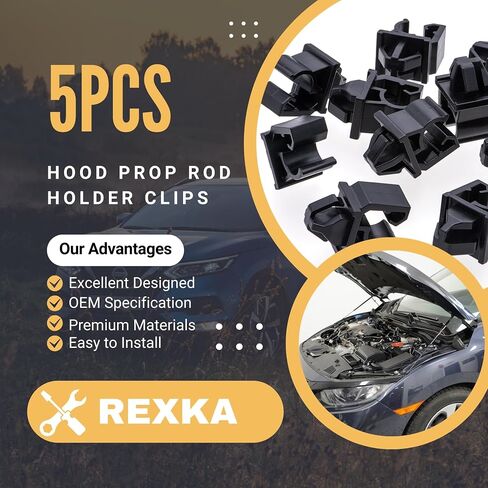 Rexka 5pcs 90672-SNB-003 مقاطع حامل قضيب الدعامة هود ل Honda Accord Civic CR-V CRV 90672SNB003 in Saudi Arabia