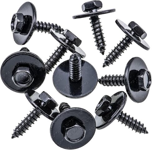 Rexka 10pcs M4.8 Fender Liner Bumper Cover Hex Head Screw for BMW 07147129161 E46 E90 E39 E60 E91 E92 E93 E63 E64 E38 X1 X3 X5 in Saudi Arabia