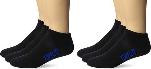 Top Flite Mens Sport Full Cushion Low Cut Socks 6 Pair Pack in Saudi Arabia