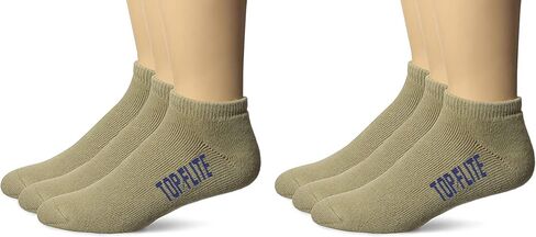 Top Flite Mens Sport Full Cushion Low Cut Socks 6 Pair Pack in Saudi Arabia