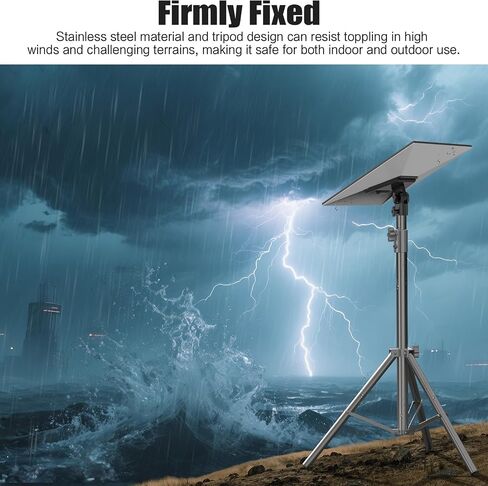 Starlink Tripod Stand Gen 3, Stainless Steel Starlink Mount for Standard 4/4X/V3, Includes Pipe Adapter, Height 1.64Feet, Portable Antenna Starlink Accessories in Kuwait