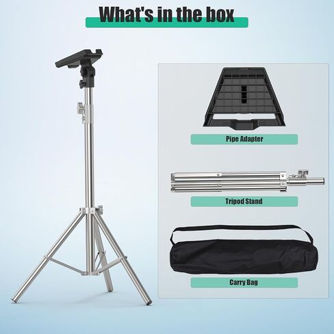 Starlink Tripod Stand Gen 3, Stainless Steel Starlink Mount for Standard 4/4X/V3, Includes Pipe Adapter, Height 1.64Feet, Portable Antenna Starlink Accessories in Kuwait