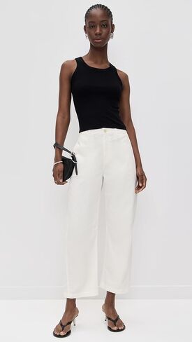 AG Adriano Goldschmied Women's Fiona Hise Rise Barrel Chino in Sulfur Misty Grey Pants in Kuwait