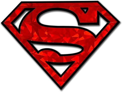 Elektroplate مرخص رسميًا من الكوميديا DC Superman Superman Red Redect Mucal (3.85 "× 2.85") جميع ملصقات فينيل الطقس للسيارة وزجاجة المياه والكمبيوتر المحمول والكمبيوتر اللوحي والبرودة والهاتف والمزيد | صنع في الولايات المتحدة in Saudi Arabia