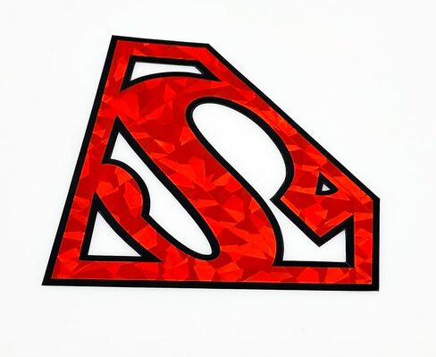 Elektroplate مرخص رسميًا من الكوميديا DC Superman Superman Red Redect Mucal (3.85 "× 2.85") جميع ملصقات فينيل الطقس للسيارة وزجاجة المياه والكمبيوتر المحمول والكمبيوتر اللوحي والبرودة والهاتف والمزيد | صنع في الولايات المتحدة in Saudi Arabia