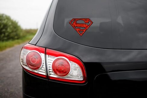 Elektroplate مرخص رسميًا من الكوميديا DC Superman Superman Red Redect Mucal (3.85 "× 2.85") جميع ملصقات فينيل الطقس للسيارة وزجاجة المياه والكمبيوتر المحمول والكمبيوتر اللوحي والبرودة والهاتف والمزيد | صنع في الولايات المتحدة in Saudi Arabia