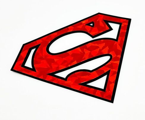 Elektroplate مرخص رسميًا من الكوميديا DC Superman Superman Red Redect Mucal (3.85 "× 2.85") جميع ملصقات فينيل الطقس للسيارة وزجاجة المياه والكمبيوتر المحمول والكمبيوتر اللوحي والبرودة والهاتف والمزيد | صنع في الولايات المتحدة in Saudi Arabia