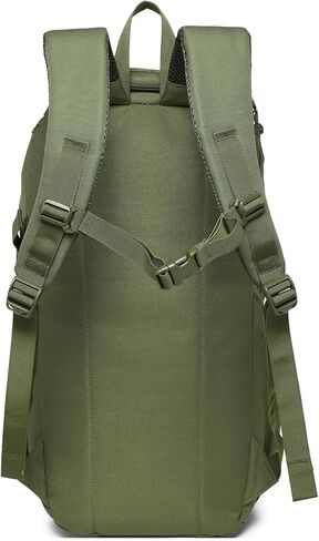 حقيبة ظهر Wotony العسكرية التكتيكية من النايلون العسكري MOLLE حقيبة ظهر لمدة 3 أيام حقيبة ظهر 27 لتر للرجال، تستخدم للمشي لمسافات طويلة في الهواء الطلق والتخييم والصيد (أسود بالكامل) in Kuwait