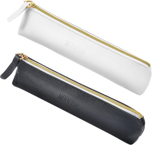 2pcs Mini cosmetic bag for purse small leather pouch small make up bag with Zipper Portable Small Cosmetic Organizer for Women and Girls, black beige, 579067_1_nDh6KXy23 in Saudi Arabia