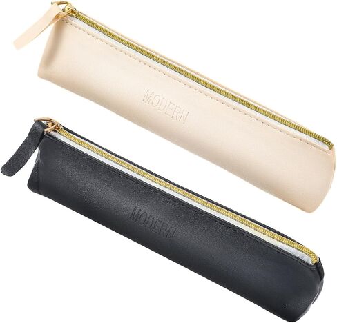 2pcs Mini cosmetic bag for purse small leather pouch small make up bag with Zipper Portable Small Cosmetic Organizer for Women and Girls, black beige, 579067_1_nDh6KXy23 in Saudi Arabia