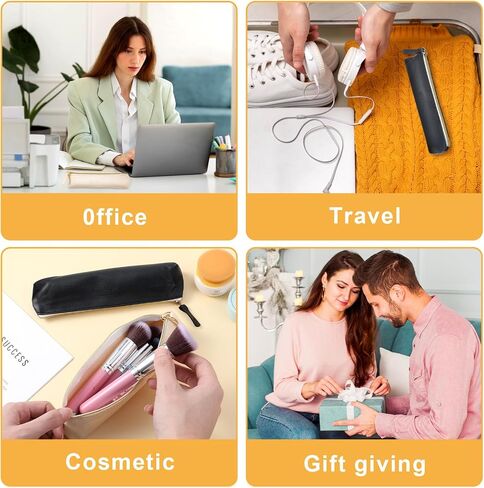 2pcs Mini cosmetic bag for purse small leather pouch small make up bag with Zipper Portable Small Cosmetic Organizer for Women and Girls, black beige, 579067_1_nDh6KXy23 in Saudi Arabia