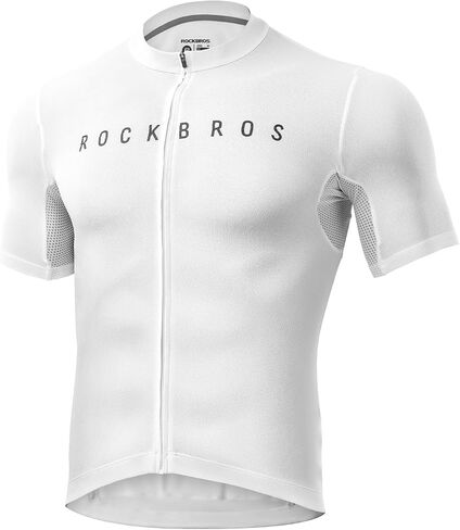 ROCKBROS Men's Cycling Jersey Short Sleeve Bike Jersey Breathable, Moisture Wicking, Quick Dry Bike Shirt in Saudi Arabia