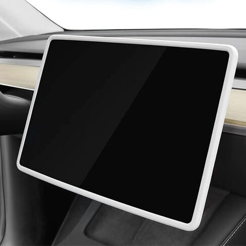3 PCS Center Console Accessories متوافقة مع Tesla Model 3 | Y 2023 2022 2021 & Model Y 2024 حصيرة تغطية لشاشة لمس مساحة الشحن والخلفي مرآة الرؤية المحمية in Kuwait