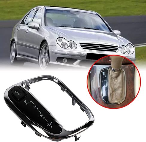 Transmission Shifter Trim Indicator Cover, Console Gear Frame Replacement 2032672288, Compatible with Mercedes-Benz C230 C240 C280 C32 AMG C320 C350 C55 AMG CLK350 CLK550 CLK320 CLK63 AMG in Saudi Arabia