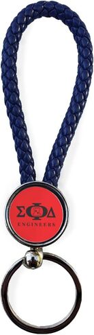 Sigma Phi Delta Fraternity Keychain Round Key Chain Keyring in Kuwait