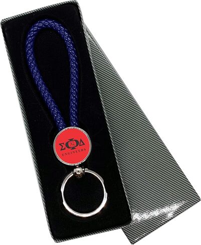 Sigma Phi Delta Fraternity Keychain Round Key Chain Keyring in Kuwait