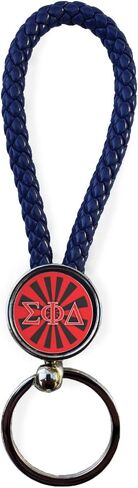 Sigma Phi Delta Fraternity Keychain Round Key Chain Keyring in Kuwait