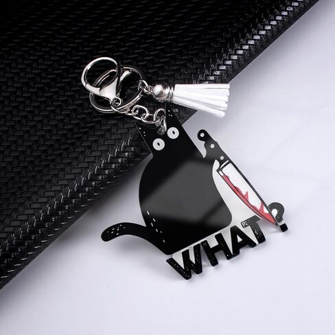 Funny Cat Keychains - Cute Bag for Women Backpack Keychain Party Favors, Gift for Cat Lovers in Saudi Arabia