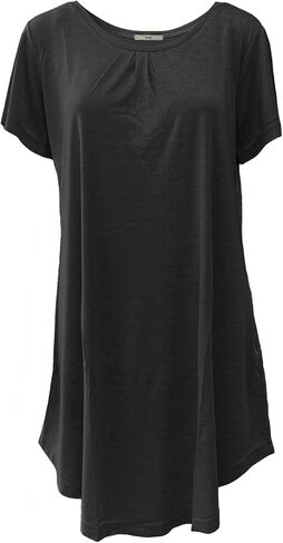 EMF Night Shirt 5G RF SHIELITING - ملابس فاراداي نومشيرت مصنوعة من النسيج الفضي ، ثمل نسائي قصير in Kuwait
